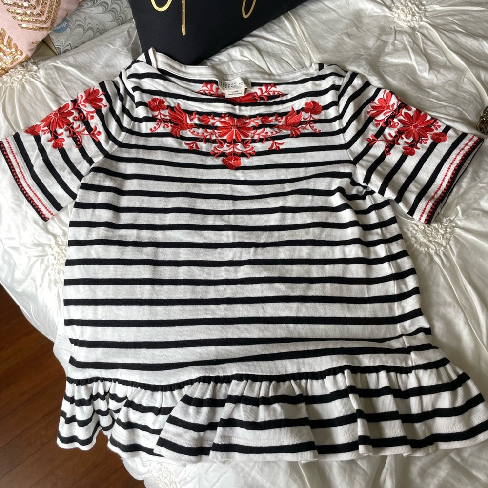 Kate Spade Brooke Street Mini Peplum Blouse